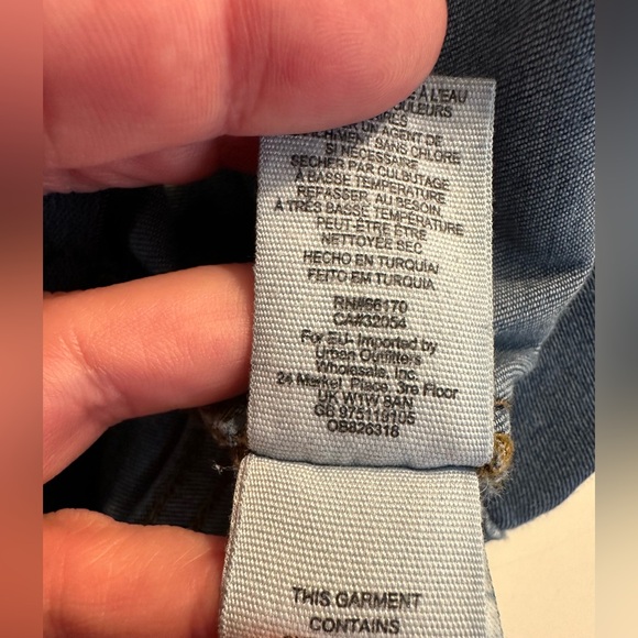 FREE PEOPLE Penny Pull On Jeans Flare Leg Bell Bottoms Blue Wash Mid Rise Boho - Picture 9 of 10